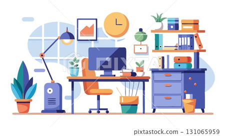 The office setting subtly suggests his profession and the creative nature of his work. The office setting subtly suggests his profession and the creative nature of his work. 131065959