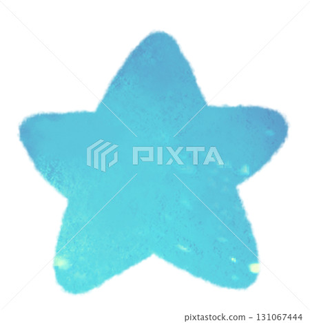 極光和可愛的星星水彩插圖 131067444