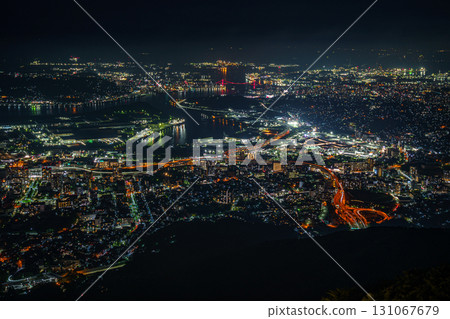 One of Japan's three greatest night views from Mt. Sarakura 131067679