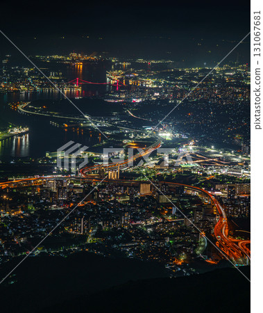 One of Japan's three greatest night views from Mt. Sarakura 131067681