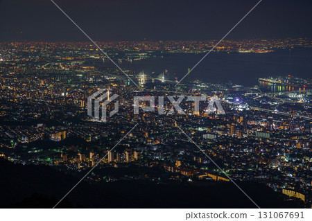 One of Japan's three greatest night views from Kobe Kikuseidai One of Japan's three greatest night views from Kobe Kikuseidai 131067691