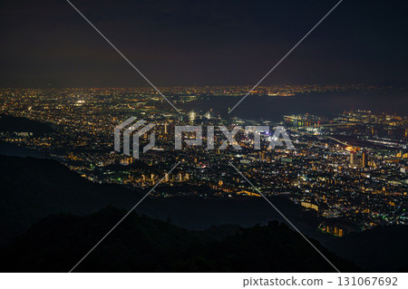 One of Japan's three greatest night views from Kobe Kikuseidai 131067692
