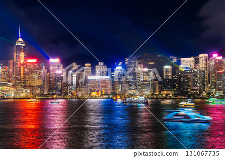 香港維多利亞港的幻彩詠香江 131067735