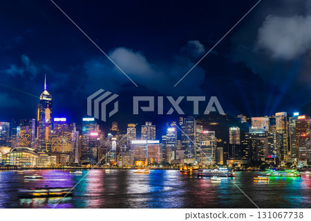 Symphony of Lights in Victoria Harbour, Hong Kong 131067738