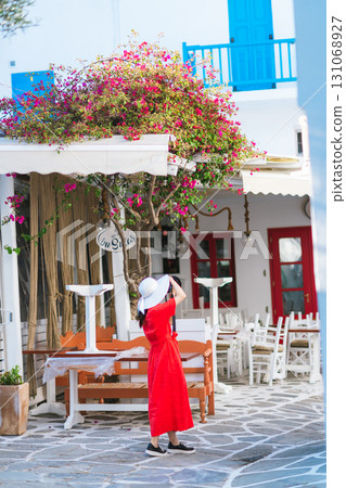 Beautiful scenery of Mykonos 131068927