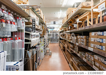 Konan Mitaka Store: Wooden platforms and handrails, Nozaki, Mitaka City, Tokyo 131069807