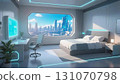 [Illustration Background] Near-future private room (daytime) [4K] 131070798