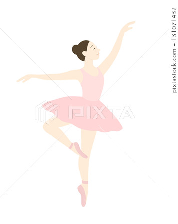 芭蕾舞者跳芭蕾舞的插圖 131071432