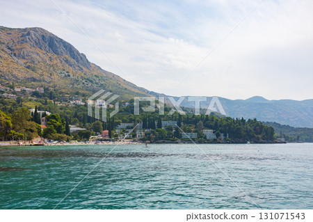 歐洲克羅埃西亞亞得里亞海的一個小海灣 歐洲克羅埃西亞亞得里亞海的一個小海灣 131071543