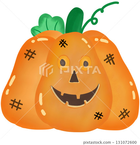 Pumpkin in Halloween theme  131072600