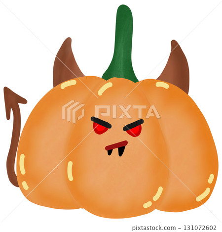 Pumpkin in Halloween theme  131072602