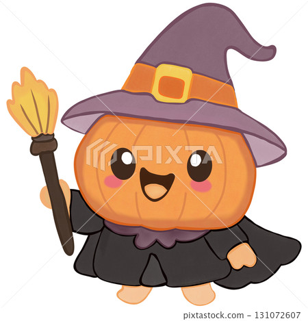 Pumpkin in Halloween theme  131072607