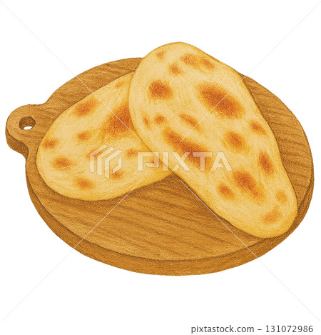 馕餅插圖。 131072986
