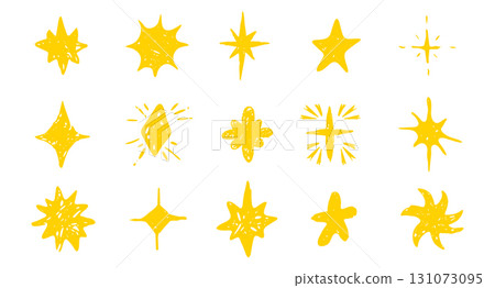 Star crayon chalk pencil hand drawn scribble sketch or doodle design element. Textured sparkle figure school scribble bg. Crayon twinkle blink, firework, glitter silhouette and glowing symbols Star crayon chalk pencil hand drawn scribble sketch or doodle design element. Textured sparkle figure school scribble bg. Crayon twinkle blink, firework, glitter silhouette and glowing symbols 131073095