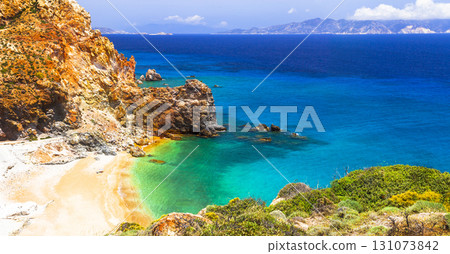 impressive landsacpes of Greece - Thiorichia beach on Milos island 131073842