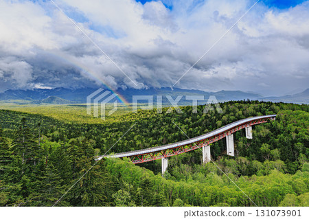 彩虹與自然風光點綴三國嶺 131073901