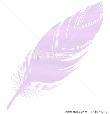 Beautiful watercolor bird feather icon image illustration Beautiful watercolor bird feather icon image illustration 131074767