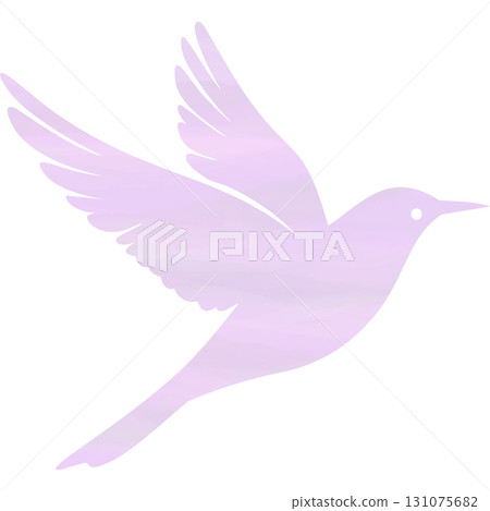 美麗的水彩鳥圖示圖像的插圖 131075682