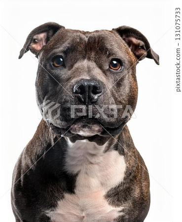 Staffordshire Bull Terrier portrait 131075733