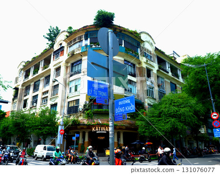 Signs on Dong Khoi Street in Ho Chi Minh City, Vietnam 131076077