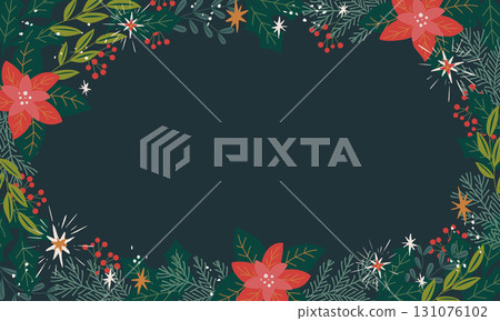 聖誕矢量圖框架背景 131076102