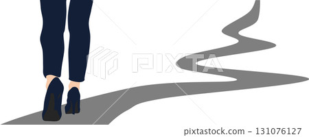 Illustration of a roadmap to achieving your goals 131076127