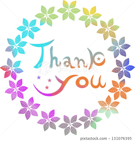 美麗的水彩畫謝謝你！圖示圖像插圖 131076395