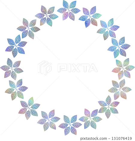 Beautiful watercolor floral wreath icon image illustration Beautiful watercolor floral wreath icon image illustration 131076419