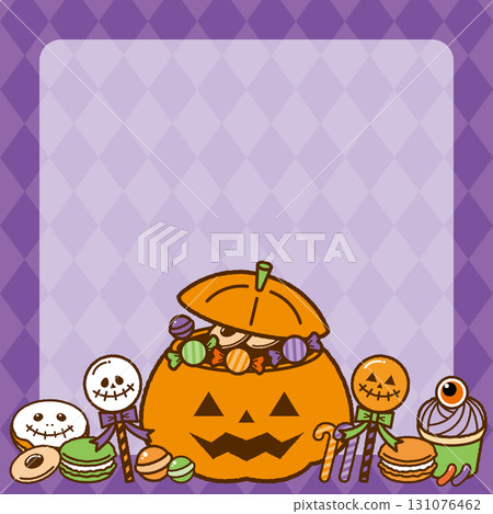 萬聖節糖果框架 131076462