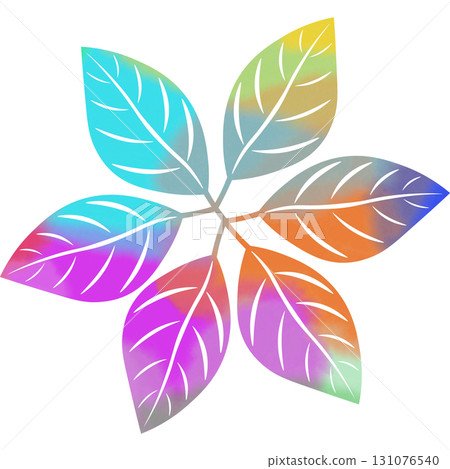Beautiful watercolor leaf icon image illustration Beautiful watercolor leaf icon image illustration 131076540