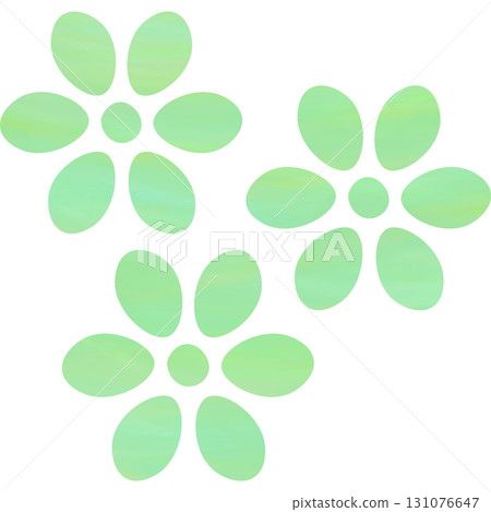 美麗的水彩花圖示圖像插圖 131076647