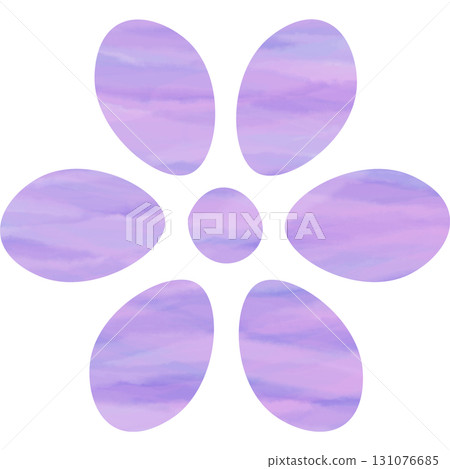 Beautiful watercolor flower icon image illustration 131076685