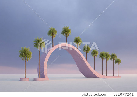 Thai style wallpaper, Mangrove roots stretch infinitely in surreal fractal pattern illuminated by blue and pink light, creating mysterious and enchanting tropical forest atmosphere Thai style wallpaper, Mangrove roots stretch infinitely in surreal fractal pattern illuminated by blue and pink light, creating mysterious and enchanting tropical forest atmosphere 131077241