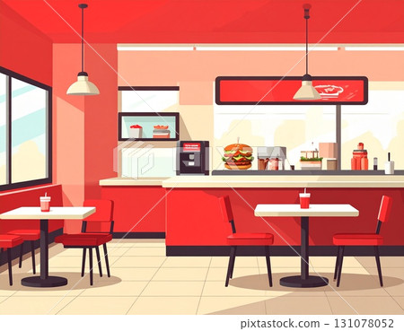 Fast food store 131078052