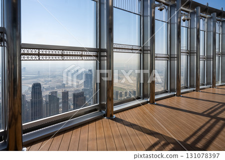 View of Dubai city from Burj Khalifa / Dubai, United Arab Emirates (UAE) 131078397