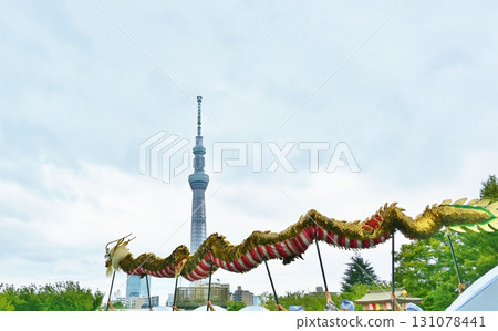 東京松山開幕式及聖傳祭特別紀念祭的金龍舞 131078441