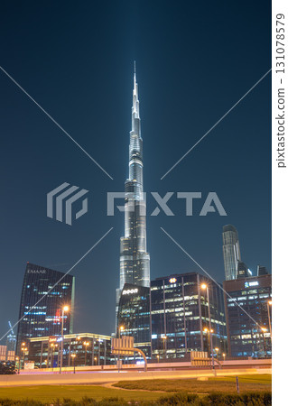 Burj Khalifa at night / Dubai, United Arab Emirates (UAE) Burj Khalifa at night / Dubai, United Arab Emirates (UAE) 131078579