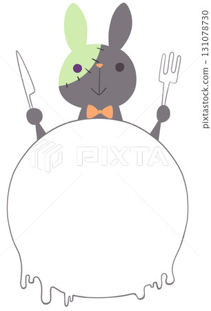 Halloween: Rabbit frame material Halloween: Rabbit frame material 131078730