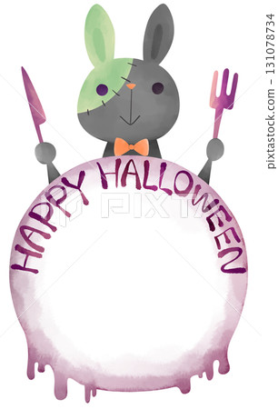 Halloween: Rabbit frame material Halloween: Rabbit frame material 131078734