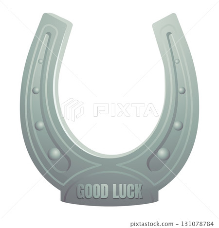 Horseshoe symbol. Good luck. Steel horse shoe. Blacksmith success. Silver metal mustang talisman. Fortune amulet. Cowboy ranch. Equestrian lucky chance. Horsey emblem. Rodeo vector icon Horseshoe symbol. Good luck. Steel horse shoe. Blacksmith success. Silver metal mustang talisman. Fortune amulet. Cowboy ranch. Equestrian lucky chance. Horsey emblem. Rodeo vector icon 131078784
