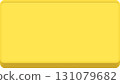 Yellow depth button frame 16:9 rounded corners 131079682
