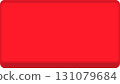 Red button frame with depth 16:9 rounded corners 131079684