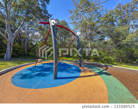 Playground equipment in Buttenshaw Park in the Blue Mountains 131080525