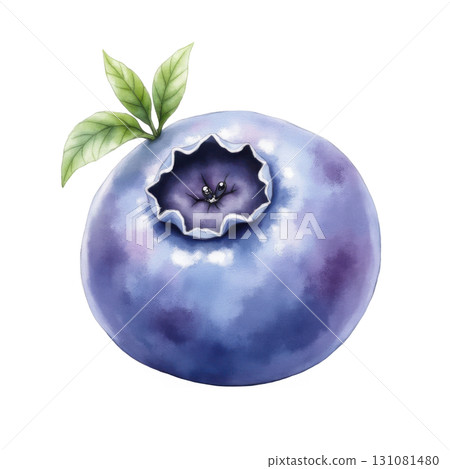 Artistic Blueberry Illustration with Leaves on Transparent Background Detailed Artistic Blueberry Illustration with Leaves on Transparent Background Detailed 131081480