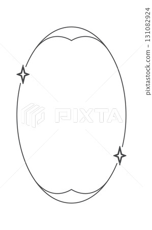 Geometric retro frame aesthetic border Geometric retro frame aesthetic border 131082924