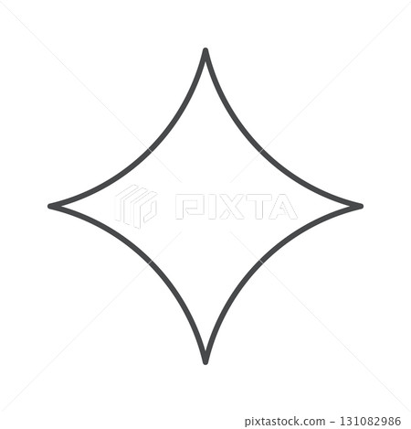 Outline star geometric y2k element Outline star geometric y2k element 131082986