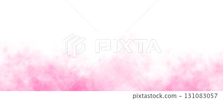 Rare dark pink or magenta smoke cloud isolated on transparent background template mockup for futuristic atmosphere projects 131083057