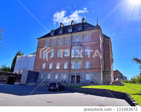 Courthouse. Beautiful buildings in the historic center of the city - Aarhus 131083672