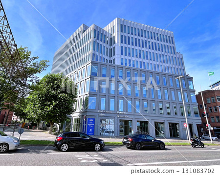 Architecture of the buildnings in Aarhus city, Denmark 131083702