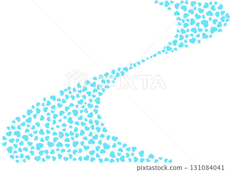 心形圖案背景淺藍色單色心 心形圖案背景淺藍色單色心 131084041